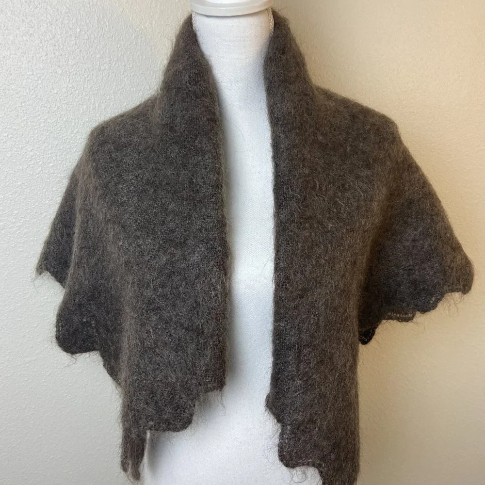 New Hand-knitted Russian Down Scarf